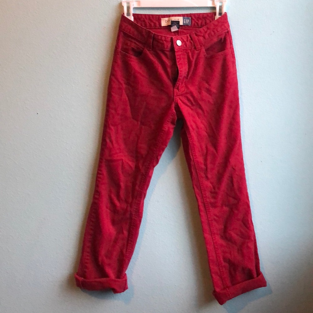 VINTAGE GAP RED JEANS